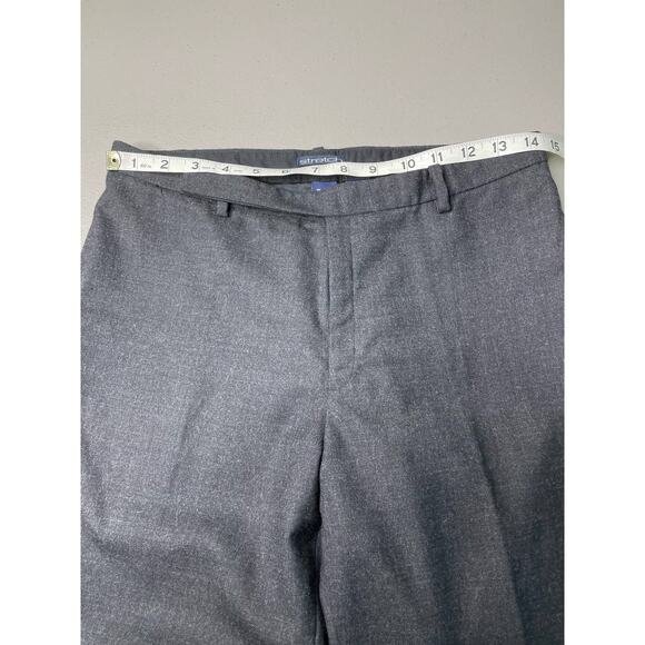 Gap Dress Pants Straight Leg Mid-Rise‎ Wool Blend Stretch Casual Career Gray 8 A - Picture 7 of 10